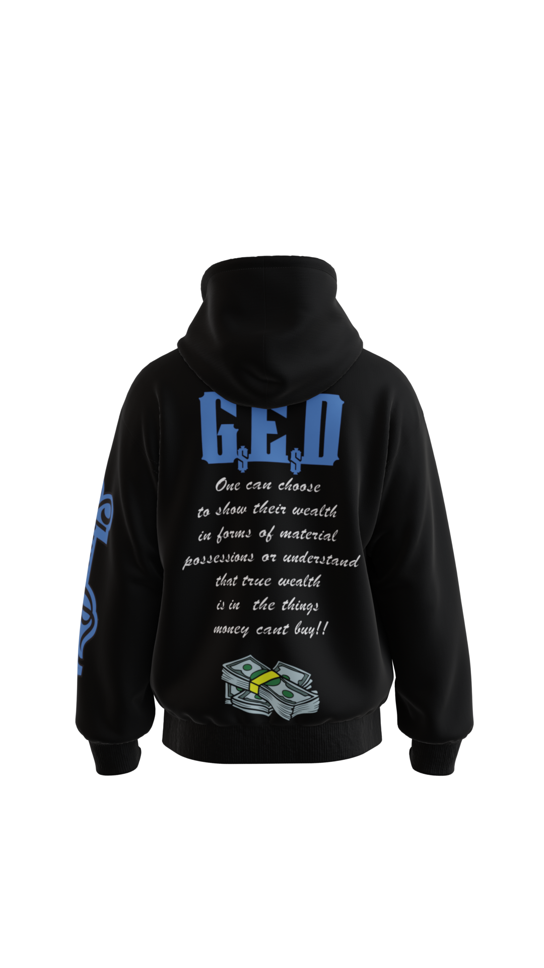 G.E.D Diamonds and Money Bags Hoodie